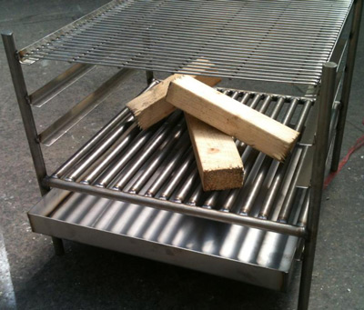 How do you make a steel BBQ pit?
