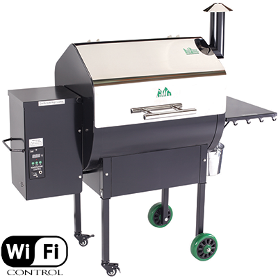 Green Mountain Grills Daniel Boone wood pellet smoker with WiFi control