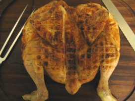 Grilled Spatchcock Chicken