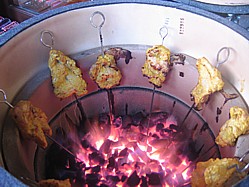 Egg barbecue