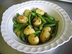 Minted Pea And Potato Salad