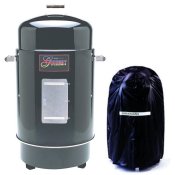 Image Of Brinkmann Gourmet Smoker With Vinyl Cover