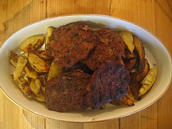 Beef Burgers and Duck Fat Fries