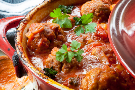 Crock Pot Barbecue Meatballs