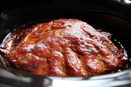 Crock Pot Barbecue Pork Ribs