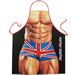 Body builder physique bbq apron