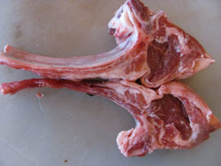 Good barbecue lamb chops start with a good marble