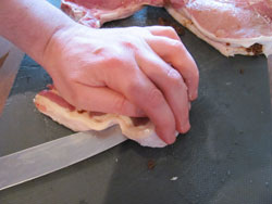 Make An Incision In Your Grilled Pork Chops