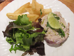 Here The Plated Grilled Tuna Steak Recipe