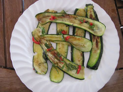 Grilled Zucchini