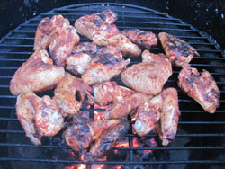 Grilling Chicken Wings Texas Style