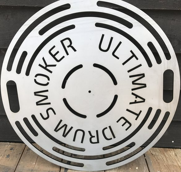 Ultimate Drum Smoker Laser Cut Logo