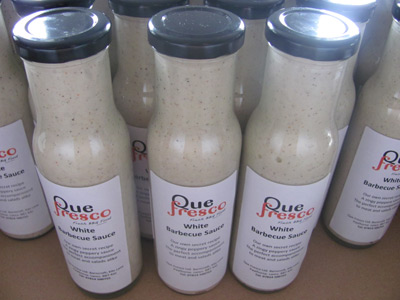 Our Home Bottled Que Fresco White BBQ Sauce