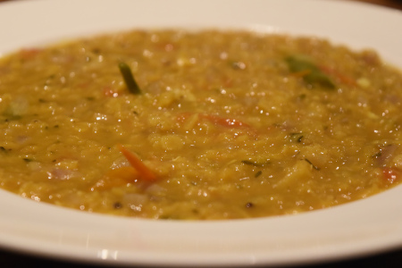 Easy Keralan Lentil Dal, just add rice, naan bread or chips