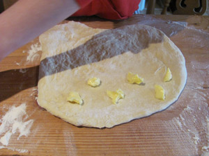 Making Dough For Croissants