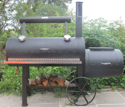 Example of an offset smoker