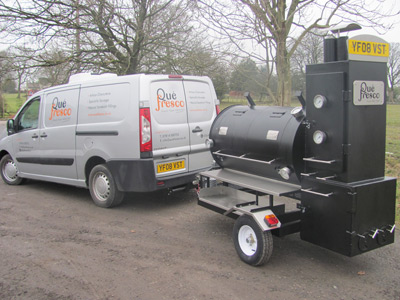 BBQ catering throughout Lancashire with our custom made trailer smoker
