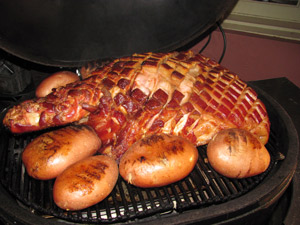 Roast pork on the Primo kamado