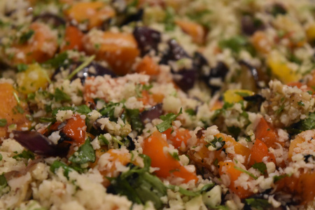 Cauliflower Couscous & Roasted Veggies