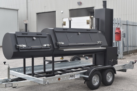 American Style Commercial Smokers Uk Built Barbecue Trailers