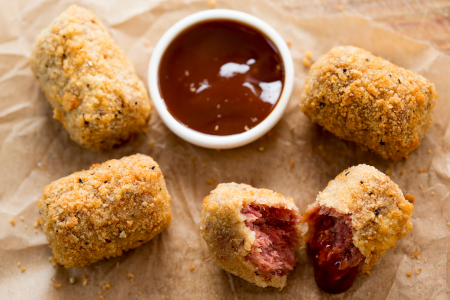 Brisket Hash Croquettes With Southern BBQ Sauce