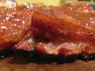 barbecue smoked ribs