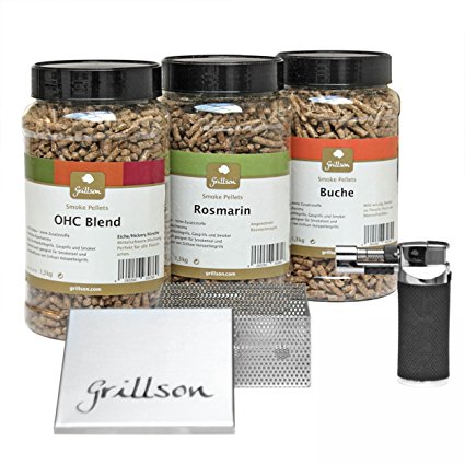 The complete Grillson cold smoking kit