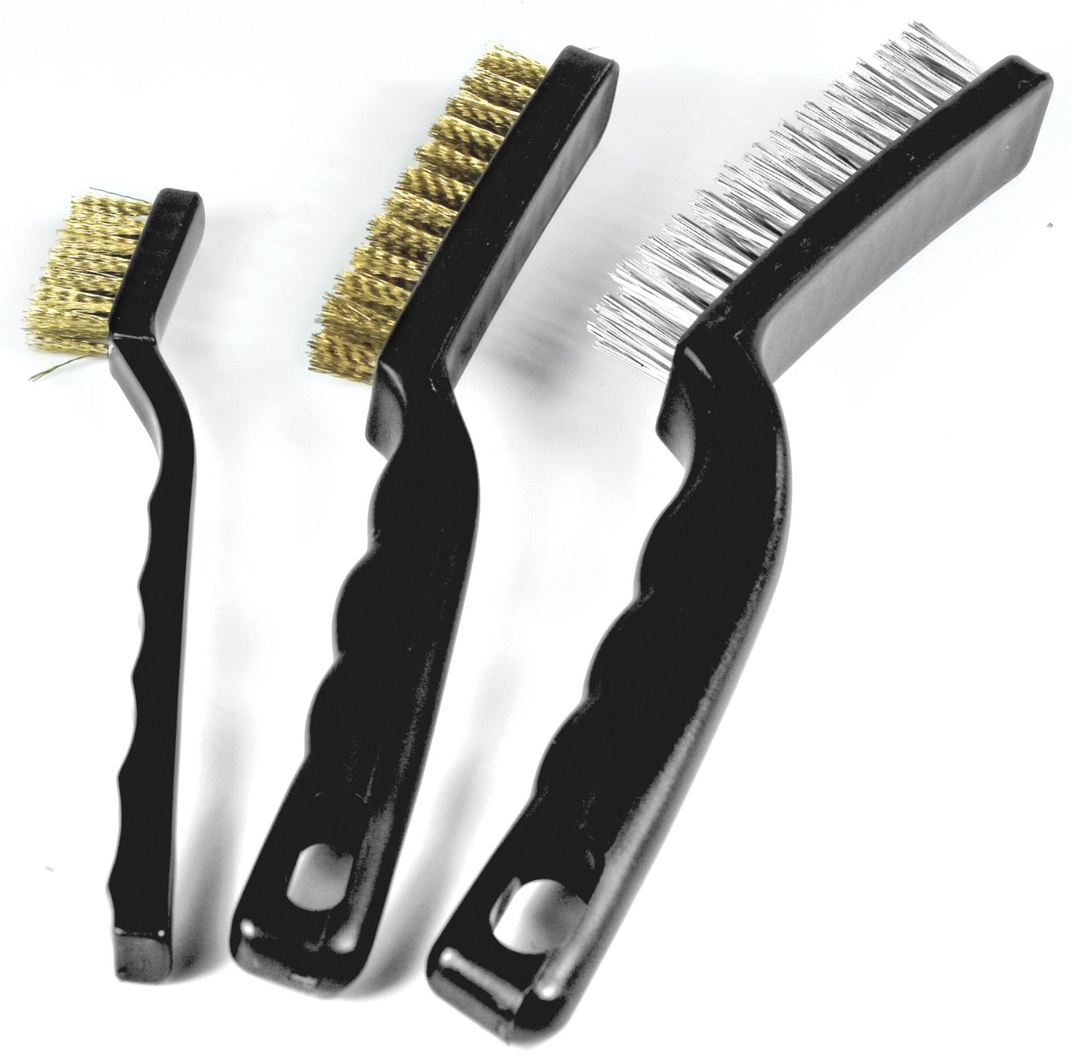 Wire grill brushes