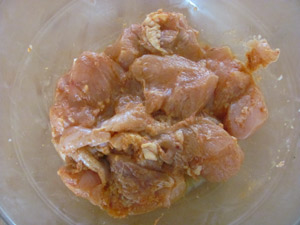 The first of 2 butter chicken marinades