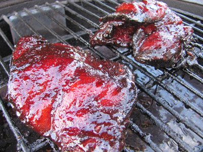 Chinese barbecue pork char siu style