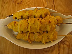 Chicken Tikka Kebabs Ready To Be Devoured