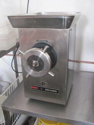 Braher commercial meat grinder