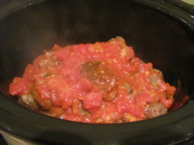 Italian Style Crock Pot Barbecue Meatballs