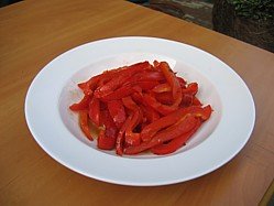 Fire Roasted Red Pepper Salad