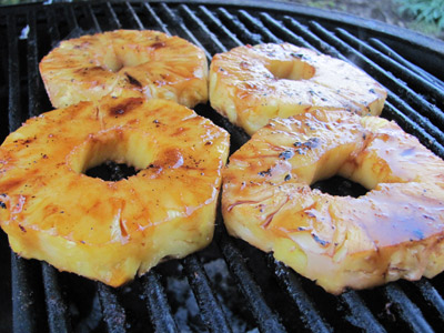 Grilling Pineapple