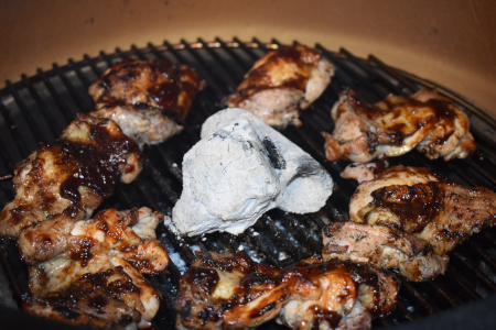 Kamado Grilled Chicken Thighs
