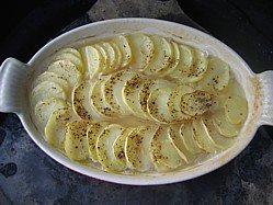 Baked Potatoes & Onions