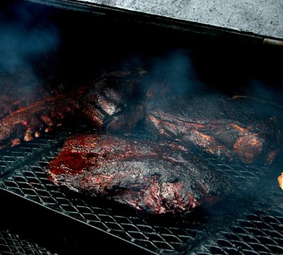 Whole smoked briskets