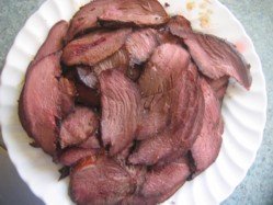 How succulent is this smoked goose breast?