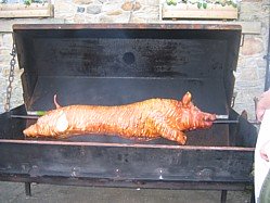 Smoking A Whole Hog