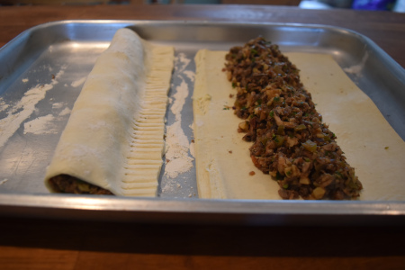 Stuffing the Puff Pastry